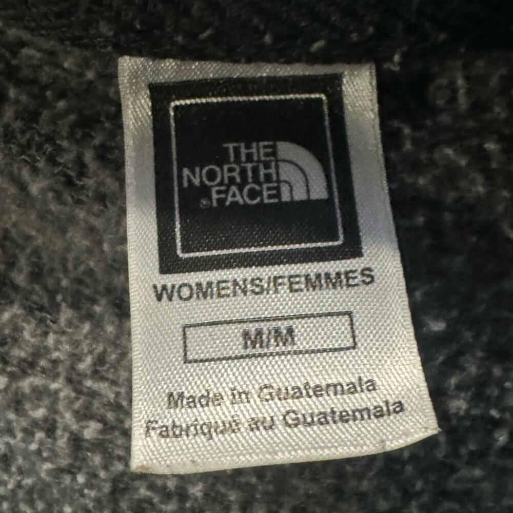 The North Face M Medium Women's hoodie jacket gray Purple logo pullover top - Picture 3 of 6
